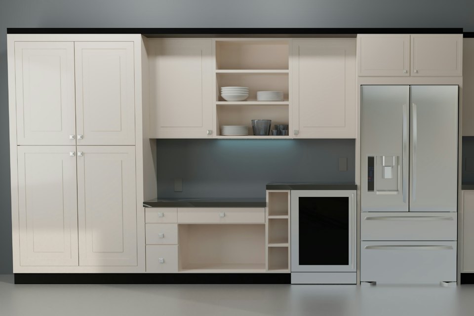 Kitchenette cabinetry